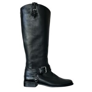 Matisse Women’s Flashback Black Buttery Leather Riding Boots Knee High‎ Size 8